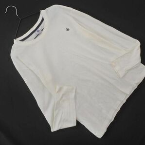 ネコポスOK PETIT BATEAU プチバトー ワンポイント カットソー 152cm 白 ■◇ ☆ ecb8 子供服の画像1