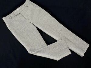 49AV JUNKO SHIMADA 49アベニュージュンコシマダ ウール混 センタープレス テーパード パンツ size38/グレー ◇■ ☆ ecb8 レディース