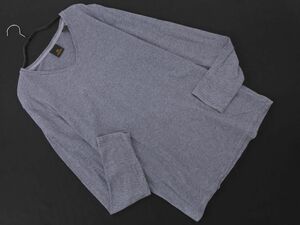 ネコポスOK SCOTCH & SODA スコッチアンドソーダ ボーダー カットソー sizeS/紺ｘグレー ■◇ ☆ ecb8 メンズ