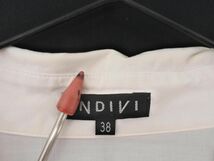 INDIVI インディヴィ シャツ size38/白 ■◇ ☆ ecb9 レディース_画像4