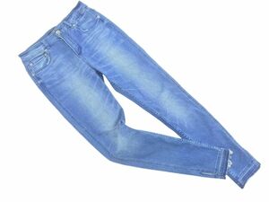 JEANASIS ジーナシス ストレッチ スキニー デニムパンツ sizeS/青 ■■ ☆ ecc2 レディース