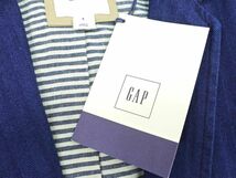 新品 GAP ギャップ ストライプ テーラード ジャケット sizeS/青 ■◇ ☆ ecb8 メンズ_画像6