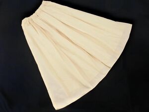 NATURAL BEAUTY BASIC Natural Beauty Basic flair long skirt sizeM/ cream #* * ecc6 lady's 