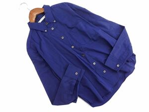  cat pohs OK Ray BEAMS Ray Beams button down shirt blue #* * ecc7 lady's 