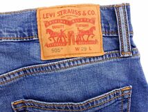 LEVI’S リーバイス 505 28721-0005 ハーフ デニムパンツ size29/青 ■■ ☆ ecc6 レディース_画像7