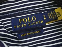 POLO RALPH LAUREN ポロ ラルフローレン ストライプ ポニー 刺繍 シャツ sizeS/白ｘ紺 ■◇ ☆ ecc5 メンズ_画像5