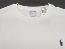 新品 POLO RALPH LAUREN ポロ ラルフローレン 刺繍 長袖 Tシャツ size18-20/白 ■◇ ☆ ecc9 メンズ_画像2