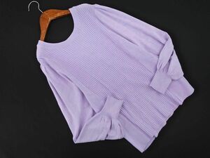 any SiSeni.s.s2WAY knitted cut and sewn size2/ lavender #* * ecc9 lady's 