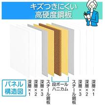 【新品】ホワイトボード 縦型 縦長（1200mm×600mm）マーカー 脚付き（黒）_画像7