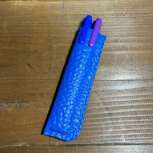 DHA ハンドメイド レザー 革 ペンケース 手縫い ボールペン 万年筆 59