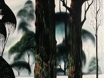 真作■シルクスクリーン■アイベンアール Eyvind Earle ■『フォレストマジック』■希少限定■額付絵画　1ｄ_画像6