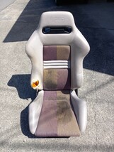 超希少☆RECARO レカロシート SR3 SR-3 セミバケ セミバケットシート 両側ダイヤル式 レッド リクライニングオプション　JZZ30ソアラ_画像1