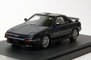 ☆ホビージャパン MARK43 1/43トヨタ MR2 G-リミテッド スーパー チャージャー T バー ルーフ （AW11）トムス ニュースポーツ ブルーマイカ