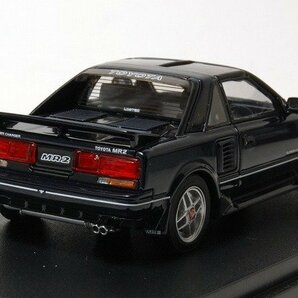 ☆ホビージャパン MARK43 1/43トヨタ MR2 G-リミテッド スーパー チャージャー T バー ルーフ （AW11）トムス ニュースポーツ ブルーマイカの画像2