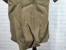 戦後 お仕立て品 米軍 国民服 旧日本軍 ヴィンテージ 軍服 茶 羅紗 生地 ロングコート 日本軍 ミリタリー 当時物 一点物 国産 特注 024_画像4