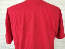 US アメリカ 古着 輸入品 半袖 プリント コットン Tシャツ 綿Tシャツ サイズ L GILDAN 赤　レッド　D.A.R.E. 薬物乱用防止教育 112_画像5
