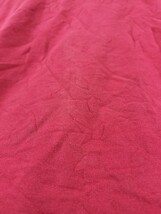US アメリカ 古着 輸入品 半袖 プリント コットン 綿 Tシャツ Tシャツ サイズ L 赤　バーガンディ TOMMY HILFIGER　トミー 099_画像8