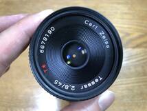 ◆良品 CONTAX Carl Zeiss コンタックス Tessar テッサー 45mm F2.8 T* MMJ 美品◆_画像3