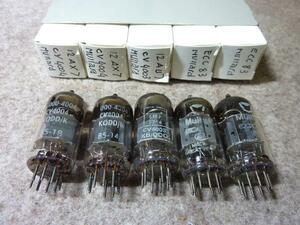 ◆Mullard/真空管ECC83 CV4003(12AU7) CV4004(12AX7) 5本セット◆