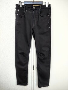 G-Star RAW☆ジースターロウ/D-STAQ 3D SLIM/ スキニー ストレッチ デニム パンツ/D05385-6245-001/size:29/定価:25,800円/黒/メンズ/良品