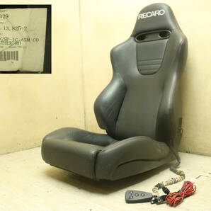 レカロ 電動 セミバケットシート SP-JC ASM クールレザー RH RECARO SPJC セミバケ リクライニング ブラック 黒の画像1