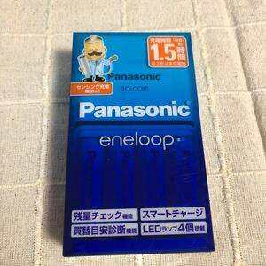 Panasonic 単3形エネループ4本付 急速充電器セット K-KJ85MCC40（充電器＋単3形 4本）パナソニック 