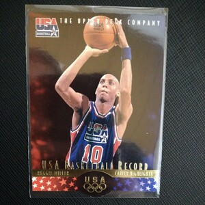 Upper Deck1996 Reggie Miller レジー・ミラー dream teamⅢ USA代表 ドリームチーム3 アトランタオリンピック 16RM4 直筆サイン以外