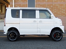 即決！エブリイワゴン JPターボ 4WD 普通車登録 リフトUP オーバーフェンダー ナビ バックカメラ ETC_画像5