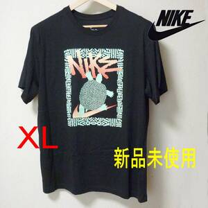 新品未使用◆送料無料◆(メンズXL)ナイキ NIKE 黒カメロゴTシャツ/亀