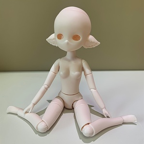 【セール中】着せ替え人形 1/6スケール 女の子 ボディ エルフ 全身 25cm 汎用 肌色 交換 可動式 人形 ドール アクションフィギュア t86の画像8