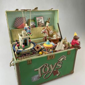 【送料無料】ジャンク エネスコ ENESCO オルゴール おもちゃ箱 ヴィンテージの画像1