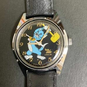 【ジャンク扱い】1970年代 トムとジェリー 腕時計 5000-7060 手巻き式 ビンテージ トム&ジェリー TOM&JERRY ※ベルトなしの画像8