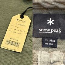 美品 snow peak Polo杉 スノーピーク ポロスギ Polo Shirt ポロ シャツ cotton 綿 コットン XS_画像3