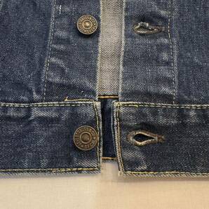 オリジナル 60s vintage Levi's 557xx 557 リーバイス 3rd サード 均等V ボタン裏17 デニムジャケット 60年代 ヴィンテージ ビンテージの画像4