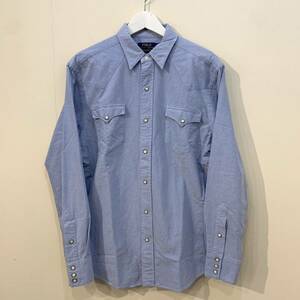 POLO Ralph Lauren Classic Fit Western Shirt Oxford ポロ ラルフローレン クラシック フィット ウエスタン シャツ オックスフォード L