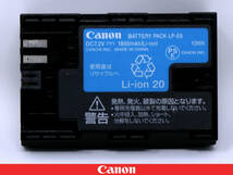 ◆◇劣化なし美品◆Canon キャノン 純正バッテリーパック 「LP-E6」 ◆対応機種多数 EOS フルサイズデジタル一眼レフカメラ◇◆_画像2