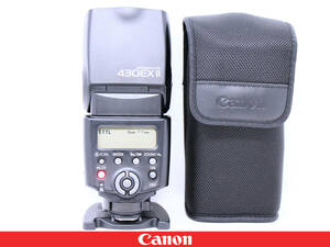 ◇極上美品◇Canon キャノン 純正 スピードライト 430EX II ◇SP430EX2◇台座 ケース付属★フラッシュライト ストロボ★SP430EX2