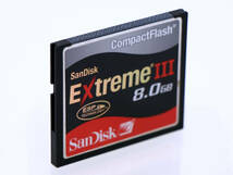 ★☆希少★【8GB】CFカード コンパクトフラッシュ SanDisk Extreme Ⅲ CompactFlash ★ケース付属★中古良品☆★_画像5