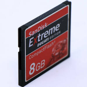 ★☆希少★【8GB】CFカード コンパクトフラッシュ SanDisk Extreme DUCATI EDITION CompactFlash ★中古良品☆★の画像5