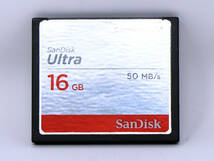 ★☆希少美品★【16GB】CFカード コンパクトフラッシュ SanDisk Ultra 50MBs☆中古良品☆★_画像1