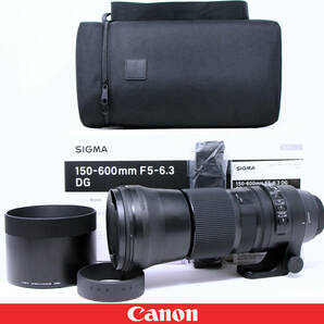 ◇美品◇Canon キャノン用 SIGMA シグマ 150-600mm F5-6.3 DG OS HSM Contemporary★高い操作性と光学性能を備えた超望遠ズームレンズの画像1