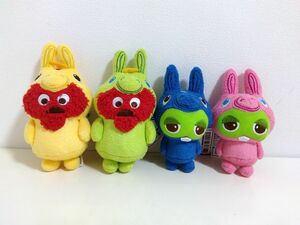 ガチャピン ムック ロディ ぬいぐるみマスコット GEO限定　全4種セット　タイトー