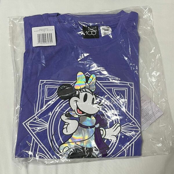 ［新品未開封］ディズニー100周年記念　ミニーTシャツ　Lサイズ