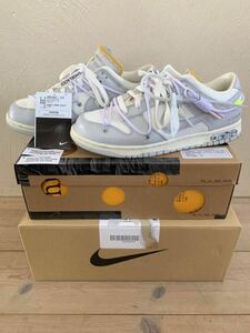 NIKE ナイキ OFF-WHITE × DUNK LOW 1 OF 50 49オフホワイト × ダンク　ロー　Off-White