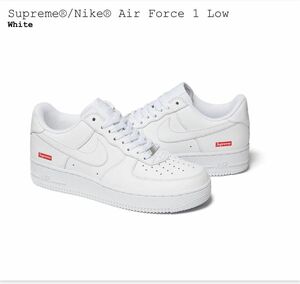 Supreme×Nike Air Force 1 Low ホワイト28.5ボックスロゴスウェットニューエラシュプリームエアフォース