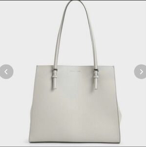 チャールズアンドキース　CHARLES & KEITH トートバッグ　グレー　新品