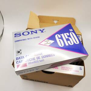  new goods unopened Sony QD6150N data cartridge 150MB 189m 5 pcs set 