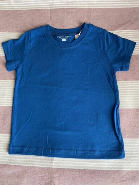 実質380円購入可能　新品 即決 オーガニックコットン 半袖 Tシャツ 90サイズ 男女兼用 Tシャツ 無地 半袖Tシャツ 半袖
