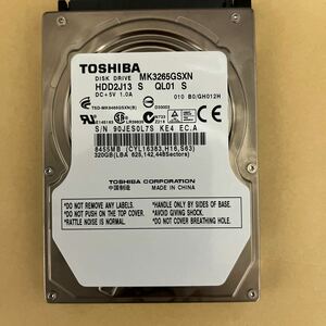 東芝 内蔵用 2.5インチ HDD MK3265GSXN SATA300 320GB 5400回転