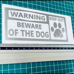 warning猛犬注意!keepoutステッカー(色変更可能)
